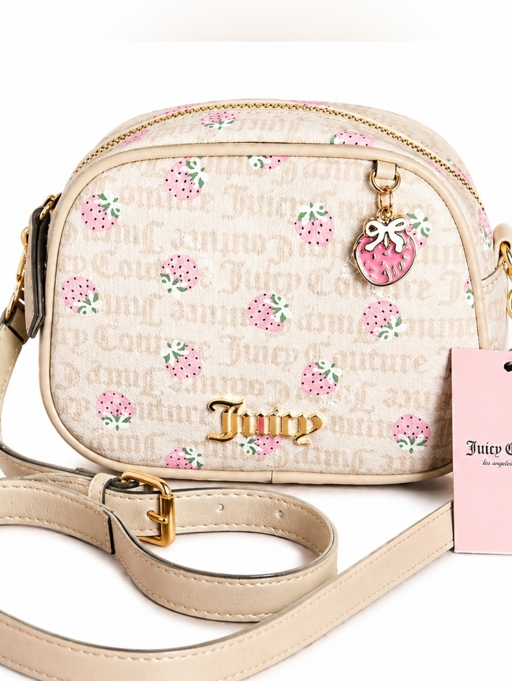 Juicy Couture Strawberry Crossbody 🍓 NWT | Y2K Mini Camera Bag | Cute Designer